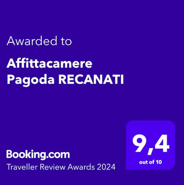 Affittacamere Pagoda Recanati Exteriör bild
